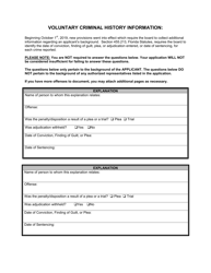 Form DBPR COSMO2 Application for Initial License by Exam Based on Current Licensure in Another Country or U.S. Territory - Florida, Page 9