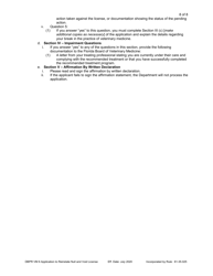 Form DBPR VM6 Application to Reinstate Null and Void License - Florida, Page 8