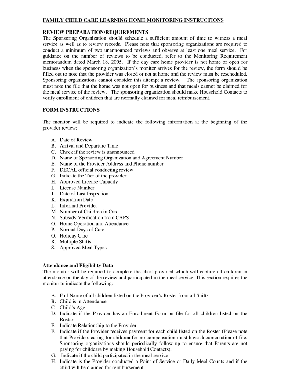 Download Instructions for Family Child Care Learning Home (Fcclh