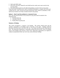 Instructions for Family Child Care Learning Home (Fcclh) Monitoring Form - Georgia (United States), Page 5