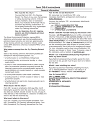 Document preview: Instructions for Form DS-1, 160 Dry-Cleaning Solvent Tax Return - Illinois