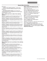 Instructions for Form DS-1, 160 Dry-Cleaning Solvent Tax Return - Illinois, Page 2