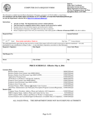 Computer Data Request Form - Illinois