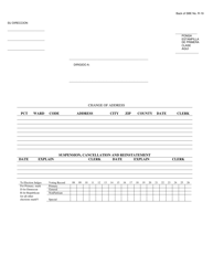 Formulario SBE R-19 Aplicacion Para Registro De Votantes De Illinois - Illinois (Spanish), Page 2