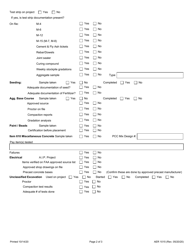 Form AER1015 Materials Documentation Review Worksheet - Illinois, Page 2