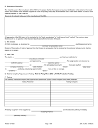 Form AER27 Hot Mix Asphalt (Hma) Quality Control Plan - Illinois, Page 2