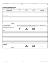 Form D4 PI0117 Work Order Assignment Agreement (Cpff) - Illinois, Page 2