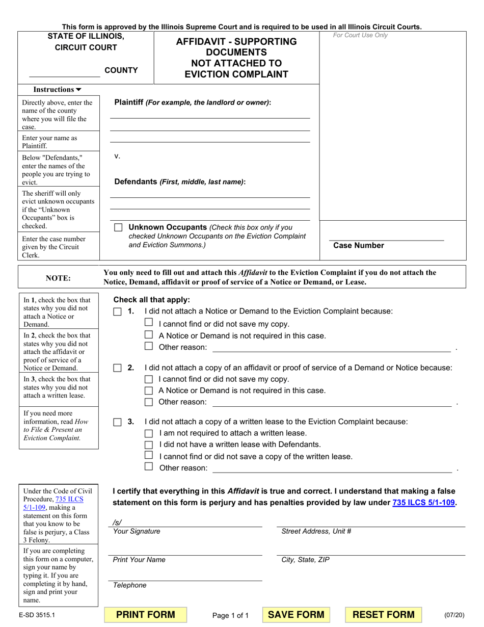 Form E-SD3515.1 - Fill Out, Sign Online and Download Fillable PDF ...