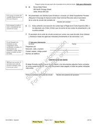 Formulario EX-N2904.2 Aviso De Presentacion Para Erradicar Y/O Sellar - Illinois (Spanish), Page 2