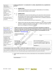 Formulario EXJ-R3203.1 Solicitud Para Erradicar Expedientes De Menores - Illinois (Spanish), Page 3