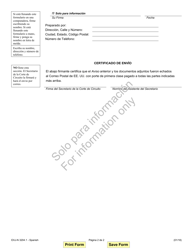 Formulario EXJ-N3204.1 Aviso De Presentacion Para Erradicar Expedientes De Menores - Illinois (Spanish), Page 2