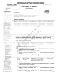Document preview: Formulario EXJ-AR3206.1 Expedientes De Menores Adicionales - Illinois (Spanish)