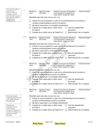 Formulario EXJ-AR3206.1 Expedientes De Menores Adicionales - Illinois (Spanish), Page 2