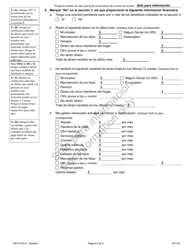 Formulario WA-P603.4 Solicitud De Exencion De Tasas De La Corte Penal - Illinois (Spanish), Page 2