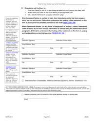 Form 5AA-A 907.6 Mortgage Foreclosure Appearance &amp; Answer - Illinois, Page 3