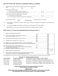 Form BCA14.05D Domestic Corporation Annual Report - Illinois, Page 2
