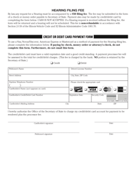 Form DAH H12 Formal Hearing Request Form - Illinois, Page 2
