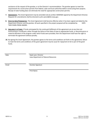 DNR Form 542-0626 (542-0327) Section I Water Trails Program Cost-Share Application - Iowa, Page 15