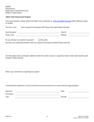 DNR Form 542-0626 (542-0327) Section I Water Trails Program Cost-Share Application - Iowa, Page 16