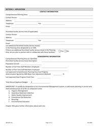 DNR Form 542-0085 Environmental Management System (EMS) Program Application Form - Iowa, Page 3