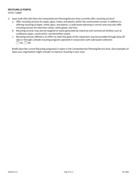 DNR Form 542-0085 Environmental Management System (EMS) Program Application Form - Iowa, Page 8