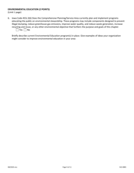 DNR Form 542-0085 Environmental Management System (EMS) Program Application Form - Iowa, Page 9