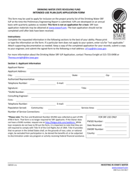 DNR Form 542-0617 Intended Use Plan (Iup) Application Form - Iowa