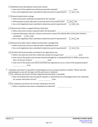 DNR Form 542-0618 Exhibit 5 Srf Environmental Review Checklist - Iowa, Page 3