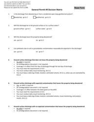 Document preview: General Permit #9 Decision Matrix - Iowa