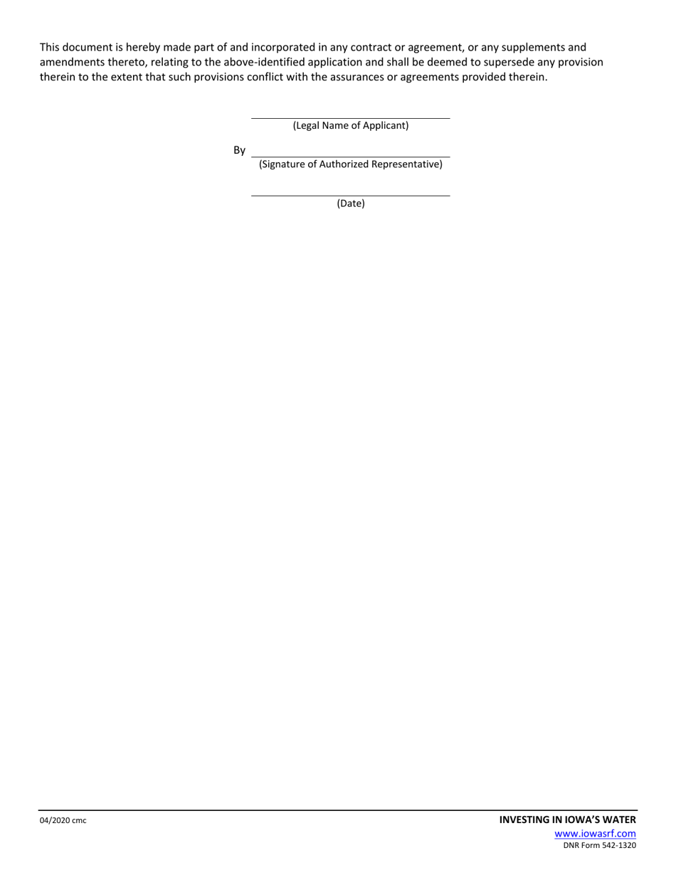 DNR Form 542-1320 Exhibit 8 Clean Water State Revolving Fund Intended Use Plan (Iup) Application - Iowa, Page 8