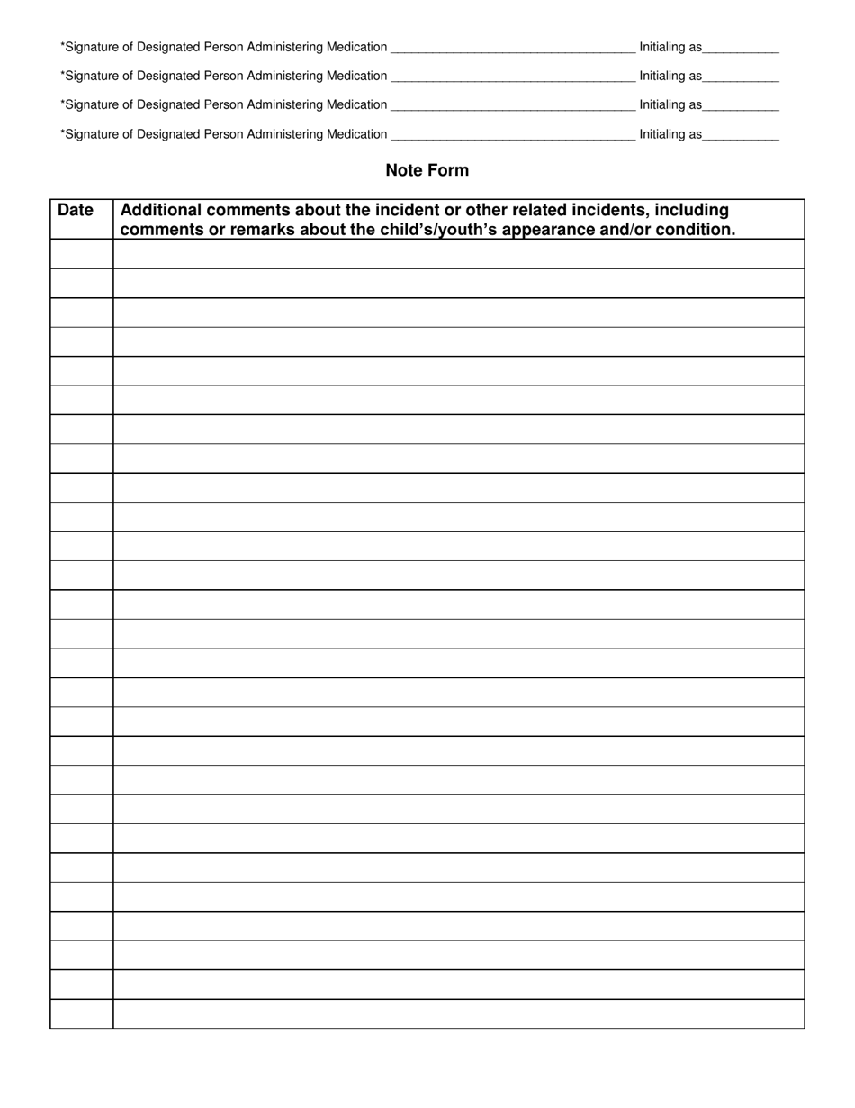 Form CCL.027 Authorization for Dispensing Medications to Children and Youth Long-Term Medications (Prescription and Non-prescription) - Kansas, Page 2