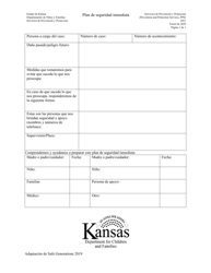 Document preview: Formulario PPS2021 Plan De Seguridad Inmediata - Kansas (Spanish)