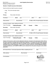 Form PPS5410A initial IV-E Eligibility Determination - Data Collection - Kansas, Page 6