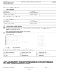 Form PPS6110 Referral for Adoption Assistance - Kansas, Page 2
