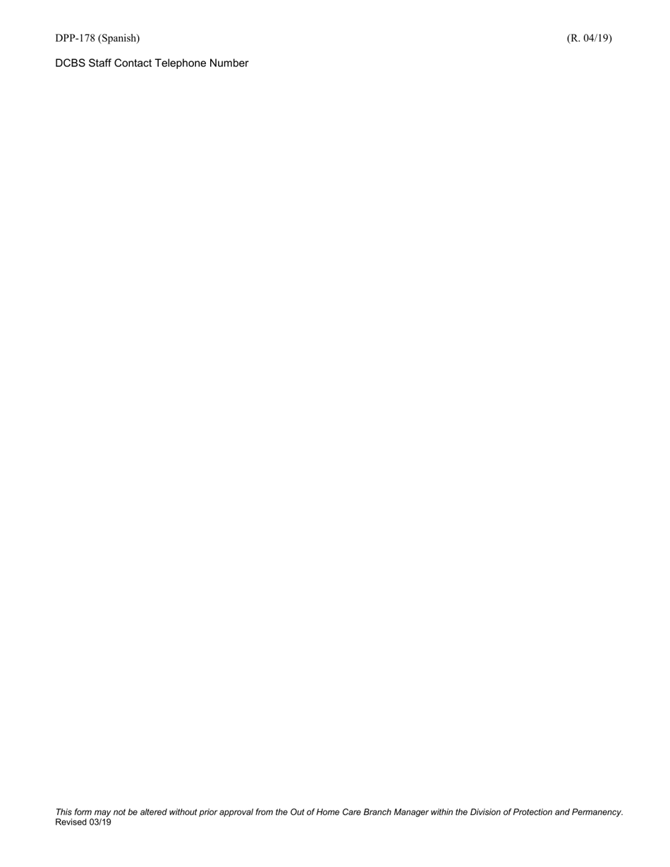 Formulario DPP-178 Declaracion De Conformidad: Opciones Y Servicios Disponibles a Parientes Y Personas Allegadas Desempenandose Como Cuidadores - Kentucky (Spanish), Page 2