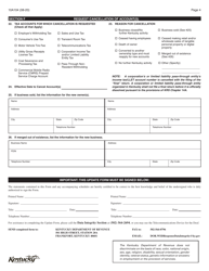 Form 10A104 Update or Cancellation of Kentucky Tax Account(S) - Kentucky, Page 4