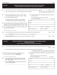 Form 10A100(P) Kentucky Tax Registration Application - Kentucky, Page 11