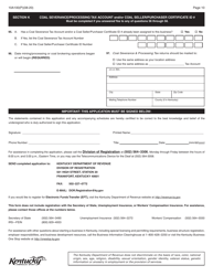 Form 10A100(P) Kentucky Tax Registration Application - Kentucky, Page 12