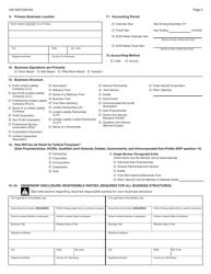 Form 10A100(P) Kentucky Tax Registration Application - Kentucky, Page 4