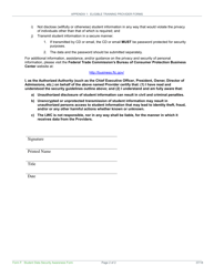 Form F &quot;Student Data Security Awareness Form&quot; - Louisiana, Page 2