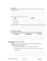 Form CC-GN-014 Annual Report of Guardian of a Minor - Maryland, Page 4