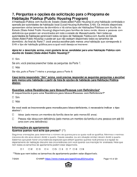 Application for State-Aided Public Housing and the Alternative Housing Voucher Program (Ahvp) - Massachusetts (Portuguese), Page 10