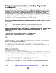 Solicitud Para Vivienda Publica Con Ayuda Del Estado Y El Programa De Vales Para Viviendas Alternativas (Alternative Housing Voucher Program, Ahvp) - Massachusetts (Spanish), Page 11