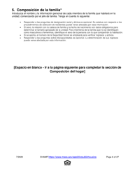 Solicitud Para Vivienda Publica Con Ayuda Del Estado Y El Programa De Vales Para Viviendas Alternativas (Alternative Housing Voucher Program, Ahvp) - Massachusetts (Spanish), Page 6