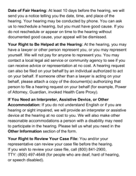Form FHR-1-LP Fair Hearing Request Form (Large Print) - Massachusetts, Page 2