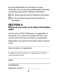 Form PSI-LP Masshealth Permission to Share Information (Psi) Form (Large Print) - Massachusetts, Page 5