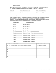 Form EQP3525 Drinking Water State Revolving Fund Application for Financial Assistance for Minicipal Applicants - Michigan, Page 6