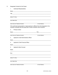 Form EQP3524 Part I Clean Water State Revolving Fund Application for Financial Assistance for Municipal Applicants - Michigan, Page 3