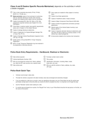Dealer Checklist (Class a &amp; B Dealers Only) - Michigan, Page 2