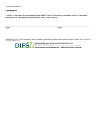 Form FIS1040 Pre-examination Inquiry - Michigan, Page 6